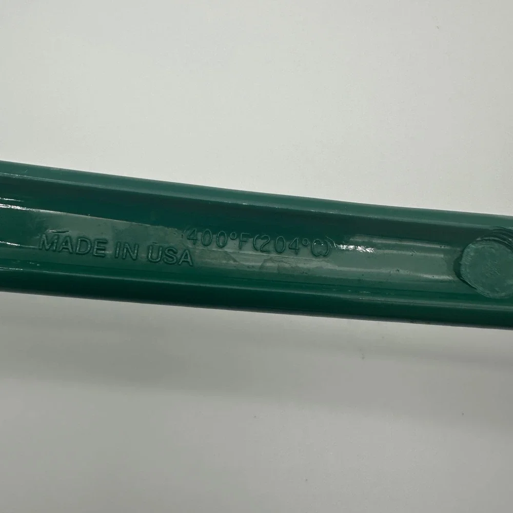 UltraTemp Robinson Hunter Green Spatula Ladle Heat Resistant 400F Made USA Vtg